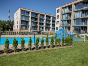 Nowoczesny apartament na spokojnym osiedlu blisko plaży